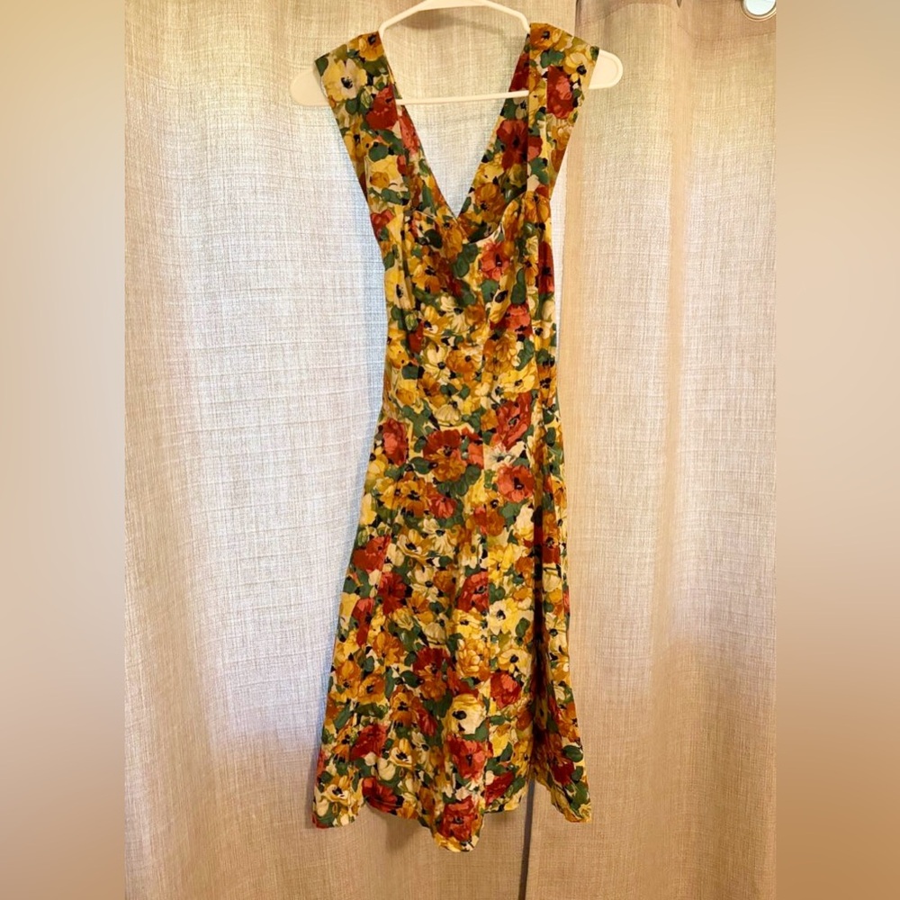 Elizabeth Wayman Yellow Floral Sundress